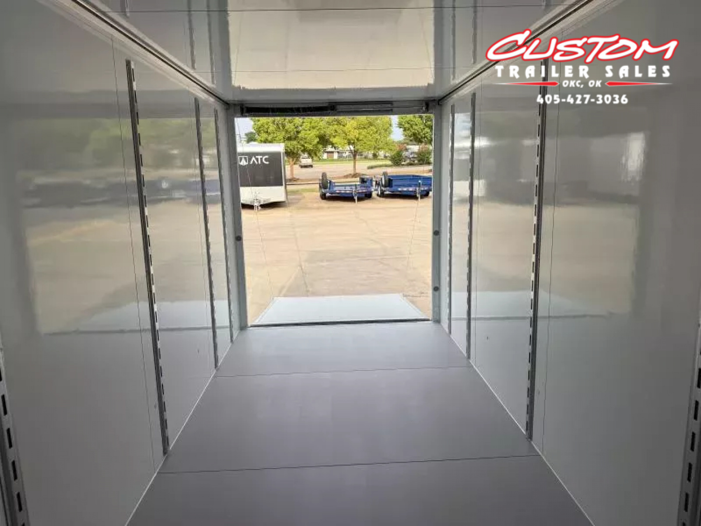 New #001371 2025 CELLTECH TA3 7 X 16 TANDEM AXLE ALL STEEL ENCLOSED W/ REAR RAMP DOOR