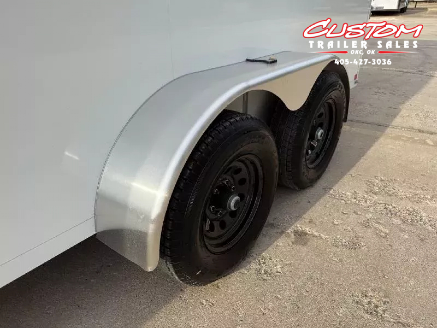 New #001371 2025 CELLTECH TA3 7 X 16 TANDEM AXLE ALL STEEL ENCLOSED W/ REAR RAMP DOOR