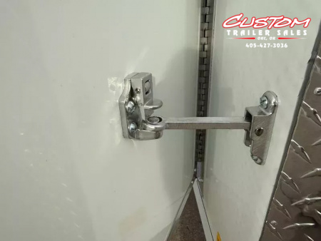 New #001371 2025 CELLTECH TA3 7 X 16 TANDEM AXLE ALL STEEL ENCLOSED W/ REAR RAMP DOOR