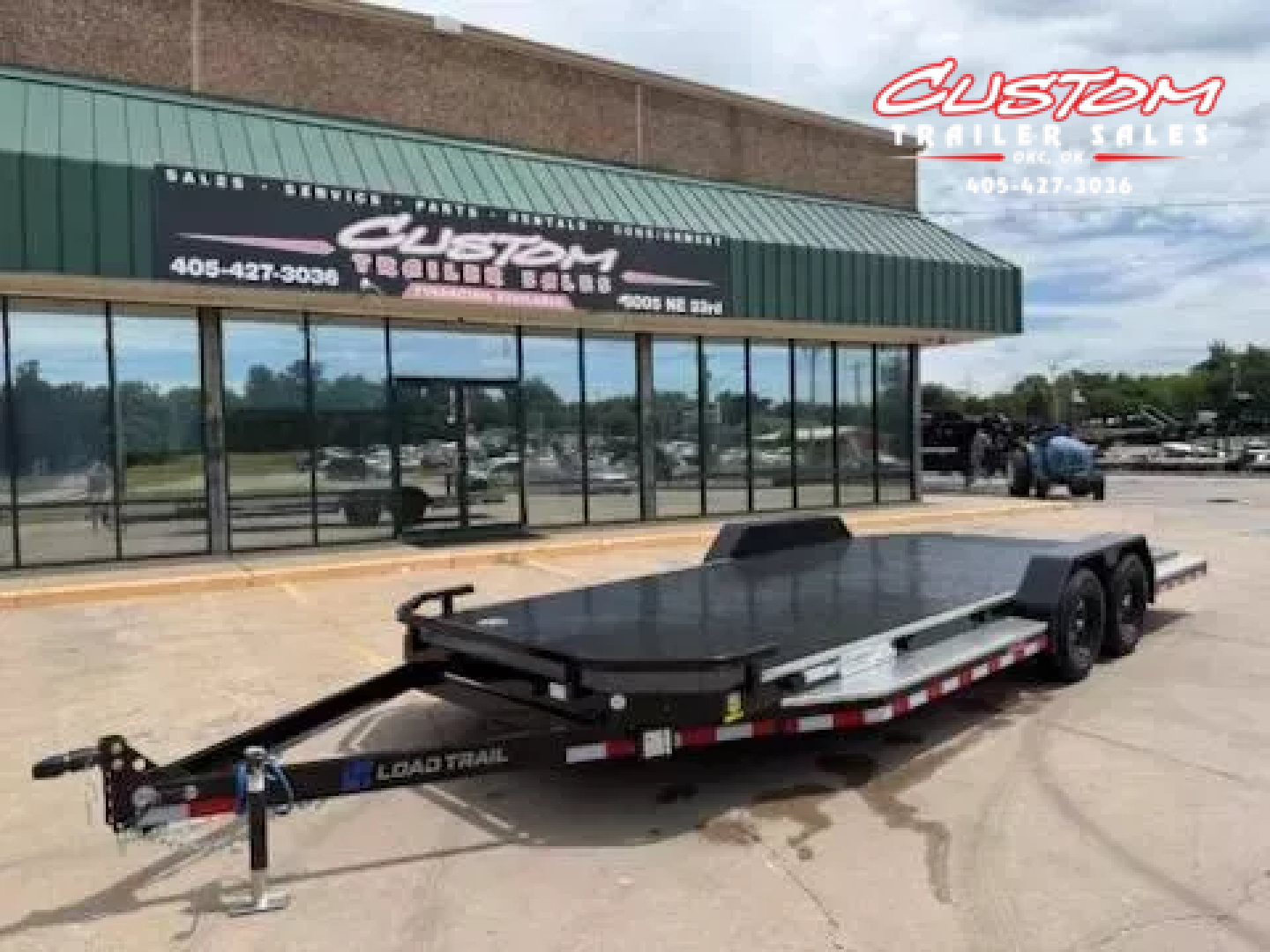 New #001840 2026 LOAD TRAIL CZ 20 X 83 TANDEM AXLE 7K STEEL FLOOR CAR HAULER W/ ALUMINUM TRIM PACKAGE