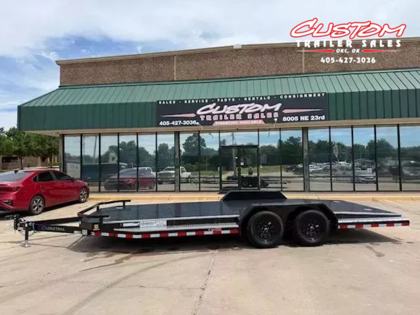 New #001840 2026 LOAD TRAIL CZ 20 X 83 TANDEM AXLE 7K STEEL FLOOR CAR HAULER W/ ALUMINUM TRIM PACKAGE