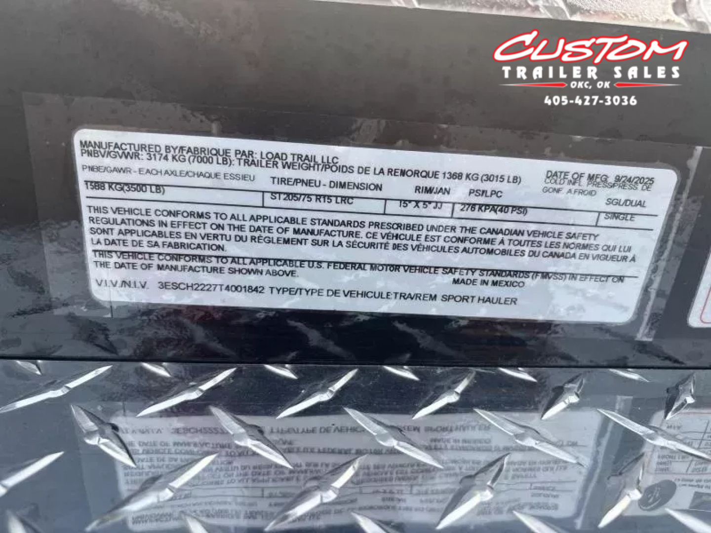 New #001842 2026 LOAD TRAIL CZ 22 X 83 TANDEM AXLE 7K STEEL FLOOR CAR HAULER W/ ALUMINUM TRIM PACKAGE