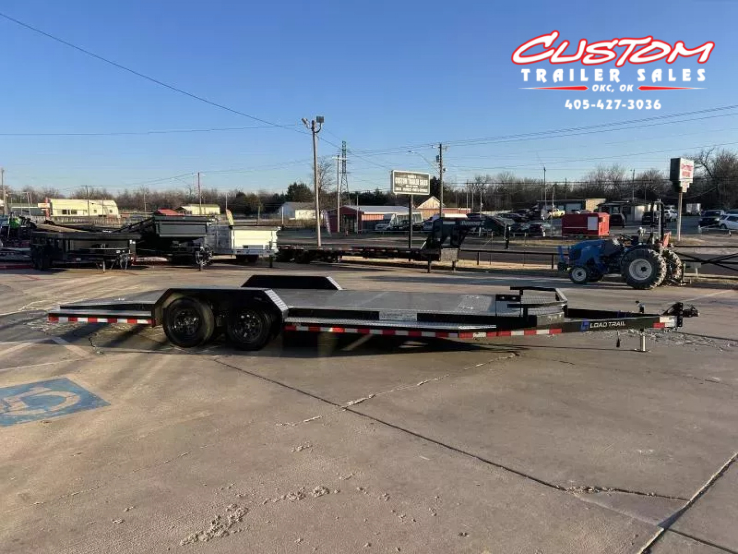 New #001842 2026 LOAD TRAIL CZ 22 X 83 TANDEM AXLE 7K STEEL FLOOR CAR HAULER W/ ALUMINUM TRIM PACKAGE