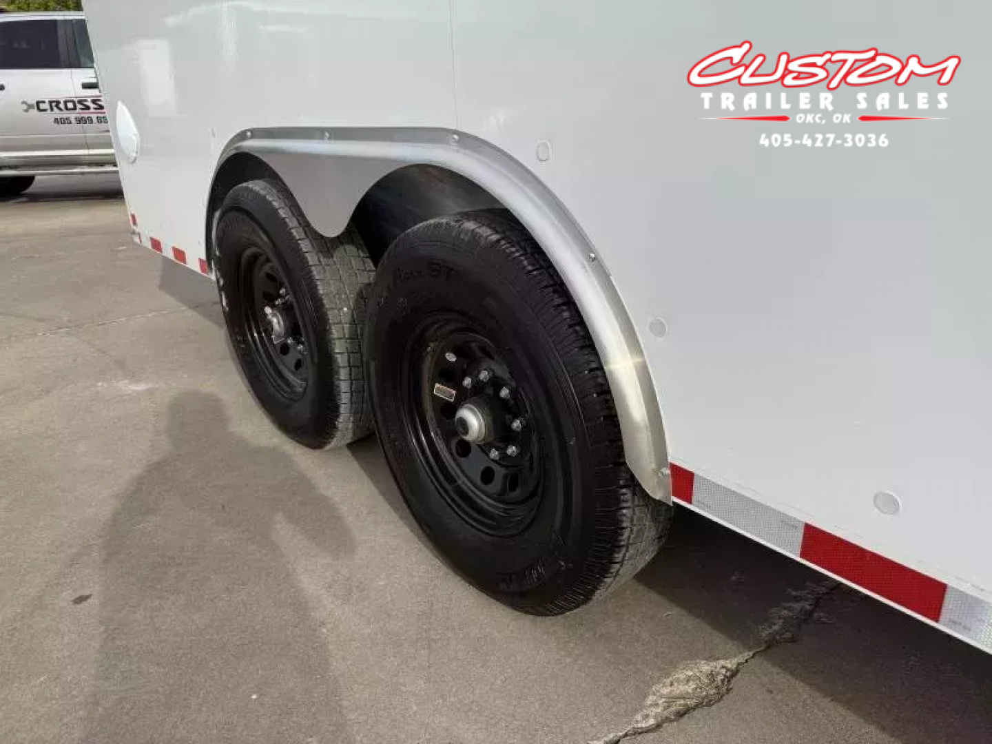 New #002006 2026 CELLTECH TA5 8.5 X 16 TANDEM AXLE ALL STEEL ENCLOSED 14K W/ REAR RAMP DOOR