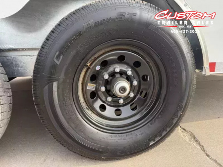 New #002006 2026 CELLTECH TA5 8.5 X 16 TANDEM AXLE ALL STEEL ENCLOSED 14K W/ REAR RAMP DOOR