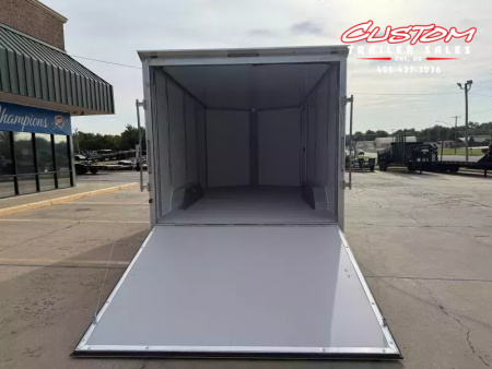 New #002006 2026 CELLTECH TA5 8.5 X 16 TANDEM AXLE ALL STEEL ENCLOSED 14K W/ REAR RAMP DOOR