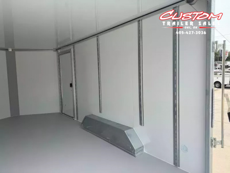 New #002006 2026 CELLTECH TA5 8.5 X 16 TANDEM AXLE ALL STEEL ENCLOSED 14K W/ REAR RAMP DOOR