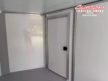 New #002006 2026 CELLTECH TA5 8.5 X 16 TANDEM AXLE ALL STEEL ENCLOSED 14K W/ REAR RAMP DOOR