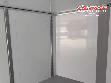 New #002006 2026 CELLTECH TA5 8.5 X 16 TANDEM AXLE ALL STEEL ENCLOSED 14K W/ REAR RAMP DOOR