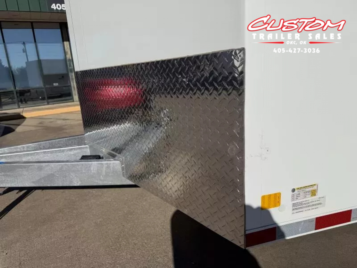 New #002083 2026 CELL TECH TA5 8.5 X 20 TANDEM AXLE ALL STEEL ENCLOSED 14K W/ DOVE TAIL & REAR RAMP DOOR