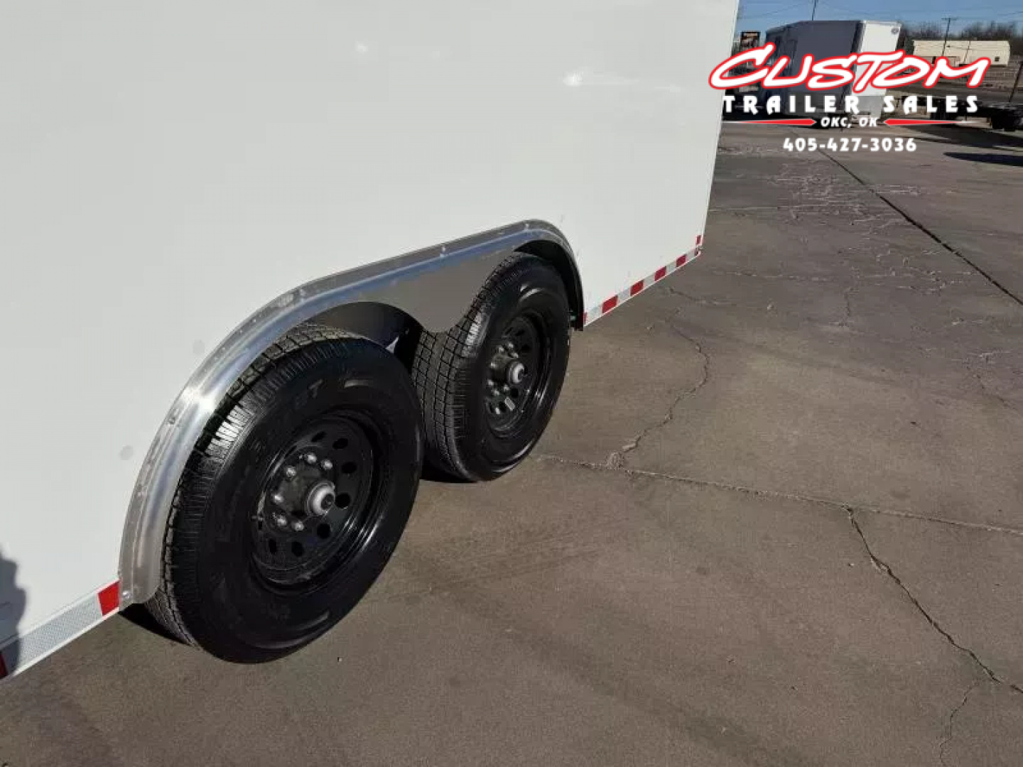 New #002083 2026 CELL TECH TA5 8.5 X 20 TANDEM AXLE ALL STEEL ENCLOSED 14K W/ DOVE TAIL & REAR RAMP DOOR