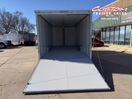 New #002083 2026 CELL TECH TA5 8.5 X 20 TANDEM AXLE ALL STEEL ENCLOSED 14K W/ DOVE TAIL & REAR RAMP DOOR