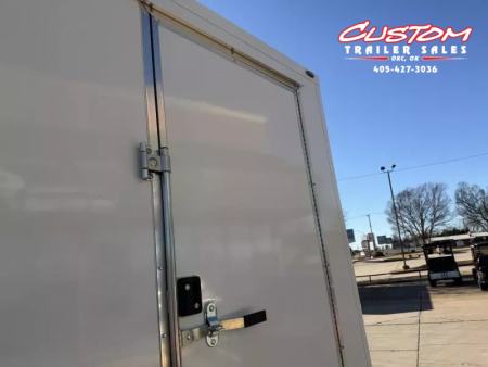 New #002083 2026 CELL TECH TA5 8.5 X 20 TANDEM AXLE ALL STEEL ENCLOSED 14K W/ DOVE TAIL & REAR RAMP DOOR