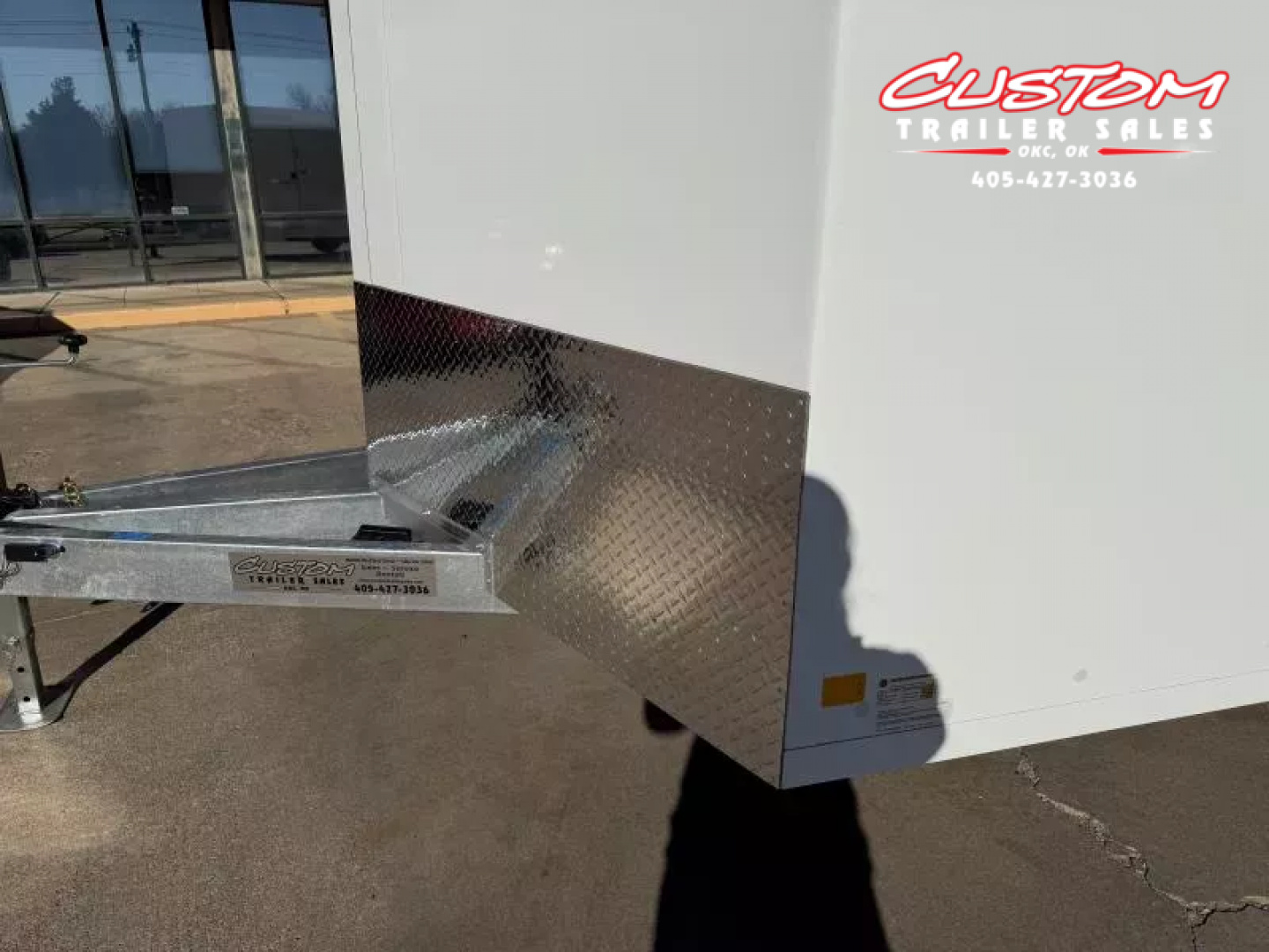 New #002086 2026 CELL TECH TA3 8.5 X 16 TANDEM AXLE ALL STEEL ENCLOSED W/ REAR RAMP DOOR