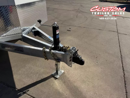 New #002086 2026 CELL TECH TA3 8.5 X 16 TANDEM AXLE ALL STEEL ENCLOSED W/ REAR RAMP DOOR