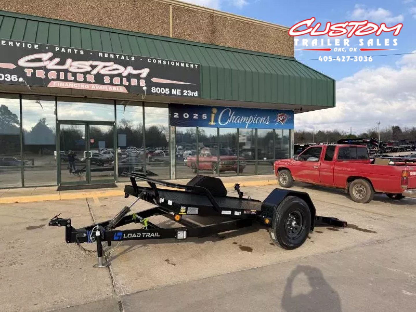 New #002330 2026 LOAD TRAIL SH 12 X 77 SINGLE AXLE 7K SCISSOR HAULER TILT TRAILER