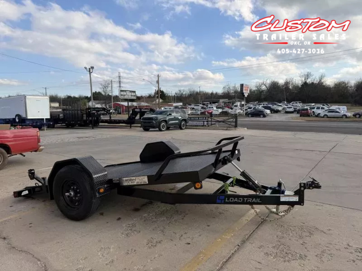 New #002330 2026 LOAD TRAIL SH 12 X 77 SINGLE AXLE 7K SCISSOR HAULER TILT TRAILER