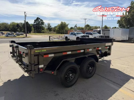 New #002600 2026 LOAD TRAIL DE 6 X 12 TANDEM AXLE 10K BUMPER PULL DUMP