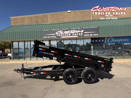 New #002600 2026 LOAD TRAIL DE 6 X 12 TANDEM AXLE 10K BUMPER PULL DUMP