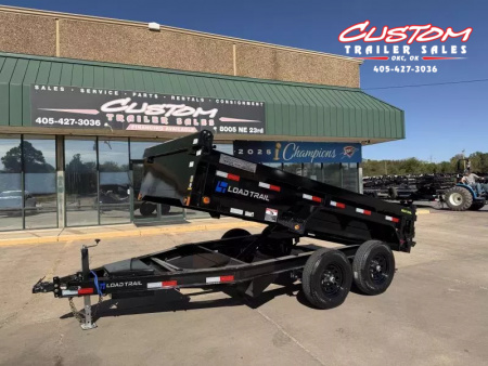New #002600 2026 LOAD TRAIL DE 6 X 12 TANDEM AXLE 10K BUMPER PULL DUMP