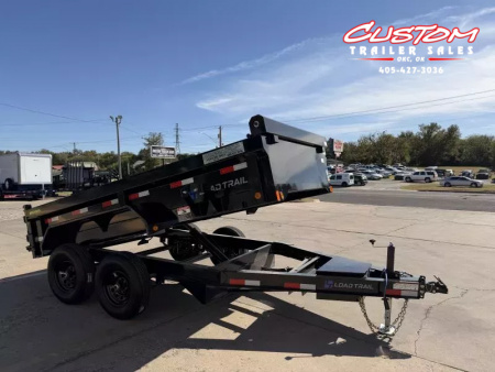 New #002600 2026 LOAD TRAIL DE 6 X 12 TANDEM AXLE 10K BUMPER PULL DUMP