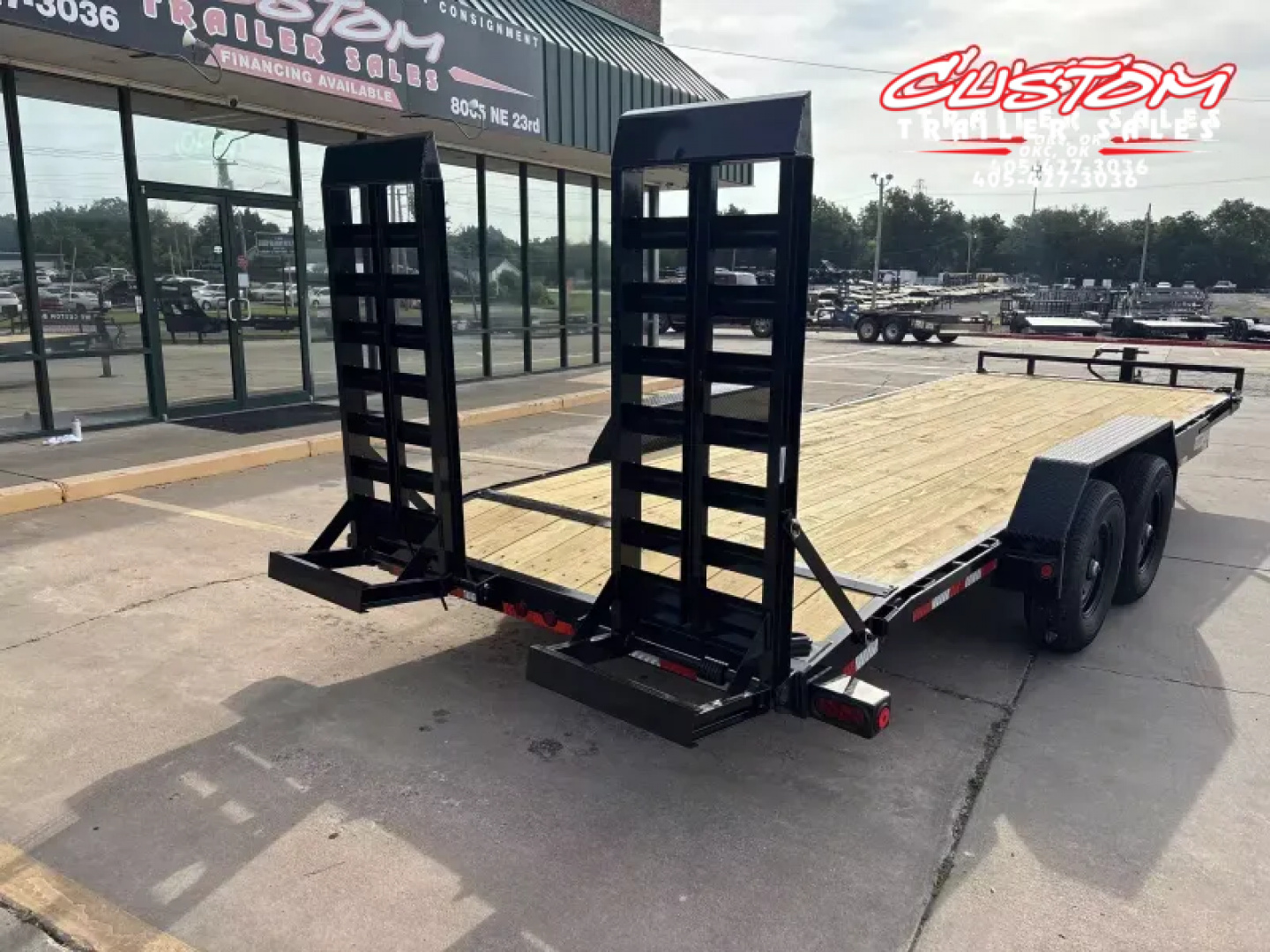 New #002617 2026 LOAD TRAIL CH 22 X 83 TANDEM AXLE 14K EQUIPMENT HAULER W/ FOLD UP RAMPS