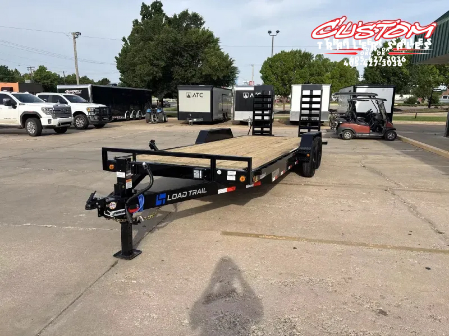 New #002617 2026 LOAD TRAIL CH 22 X 83 TANDEM AXLE 14K EQUIPMENT HAULER W/ FOLD UP RAMPS