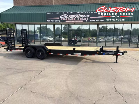 New #002617 2026 LOAD TRAIL CH 22 X 83 TANDEM AXLE 14K EQUIPMENT HAULER W/ FOLD UP RAMPS