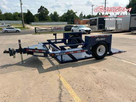 New #002729 2024 Air Tow S12-55 12 X 75 DROP DECK TRAILER