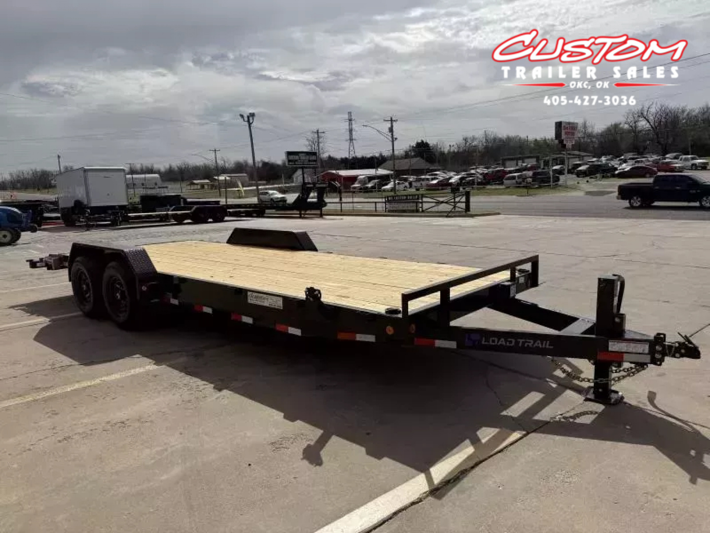 New #002731 2026 LOAD TRAIL CH 22 X 83 TANDEM AXLE 14K EQUIPMENT HAULER W/ SLIDE IN RAMPS