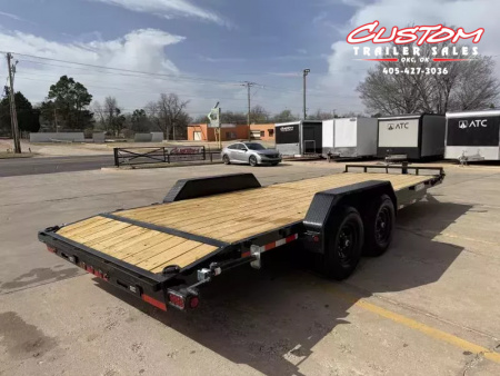 New #002731 2026 LOAD TRAIL CH 22 X 83 TANDEM AXLE 14K EQUIPMENT HAULER W/ SLIDE IN RAMPS