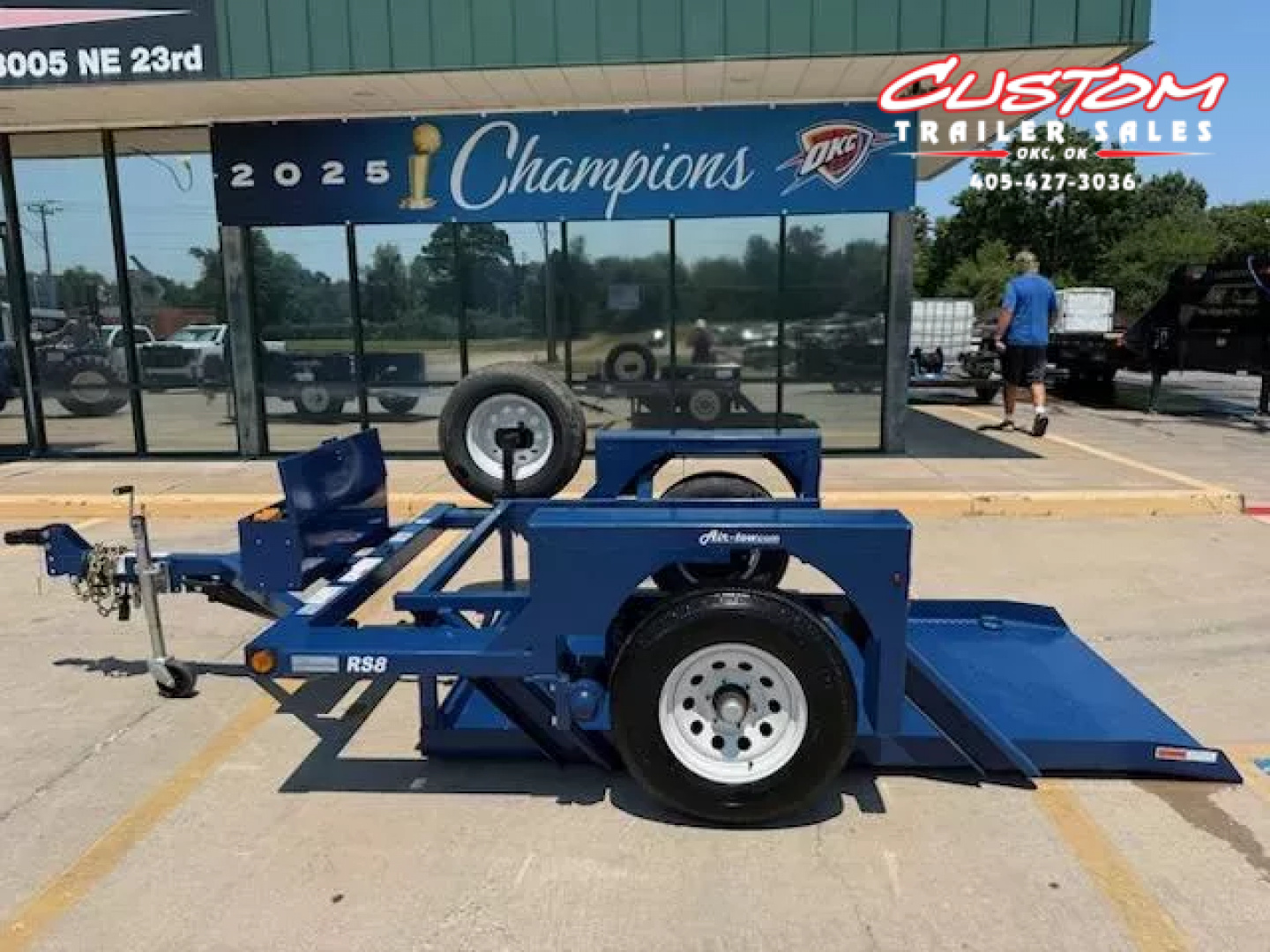 New #003808 2025 Air Tow S8-35 8.5 X 52 DROP DECK TRAILER