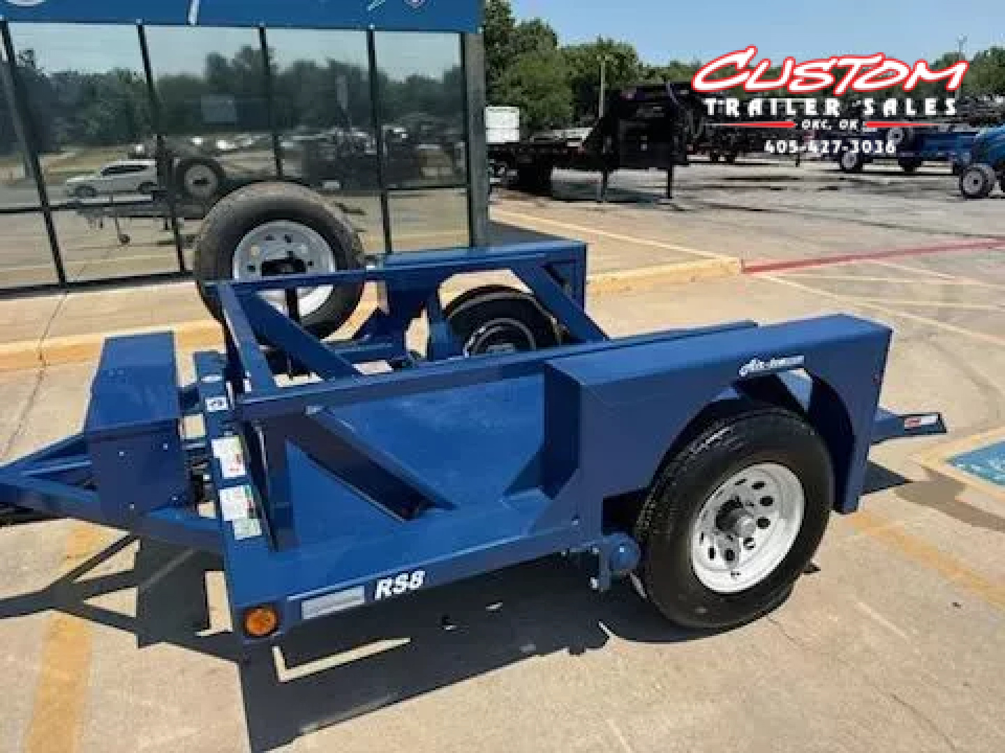 New #003808 2025 Air Tow S8-35 8.5 X 52 DROP DECK TRAILER