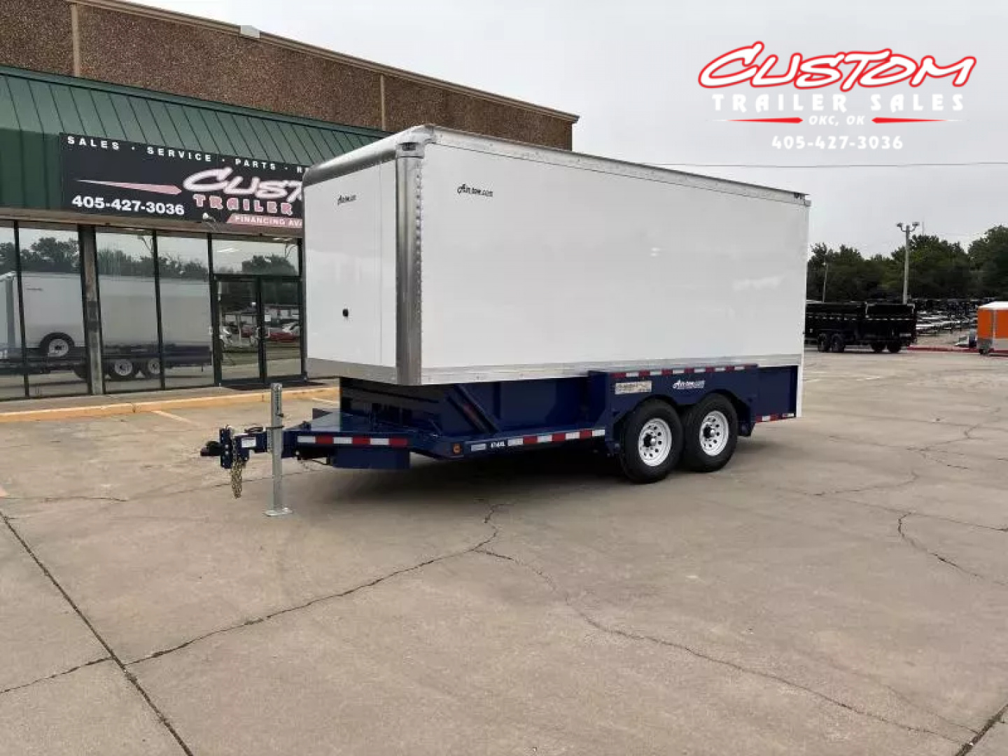New #004158 2025 Air Tow E-16XL 6.25 X 15.75 DROP DECK ENCLOSED TRAILER