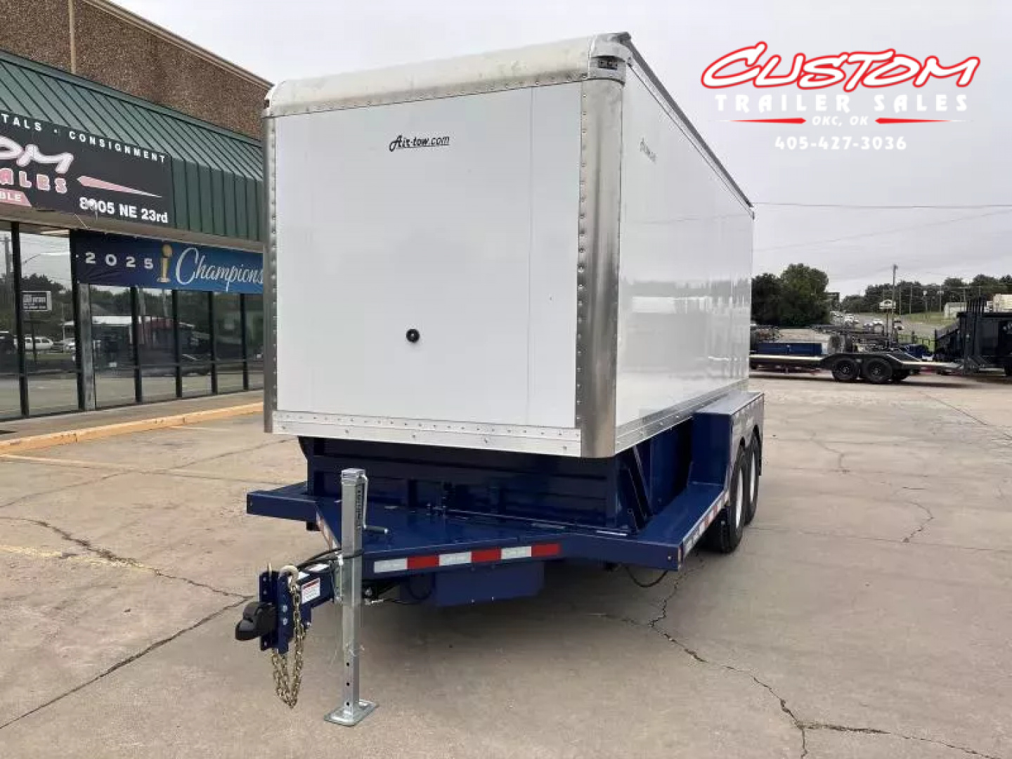 New #004158 2025 Air Tow E-16XL 6.25 X 15.75 DROP DECK ENCLOSED TRAILER