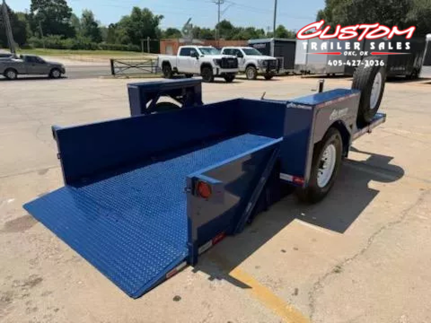 New #004198 2025 Air Tow US12-55 12 X 75 DROP DECK TRAILER