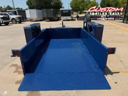 New #004198 2025 Air Tow US12-55 12 X 75 DROP DECK TRAILER