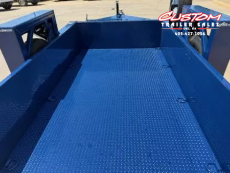 New #004198 2025 Air Tow US12-55 12 X 75 DROP DECK TRAILER