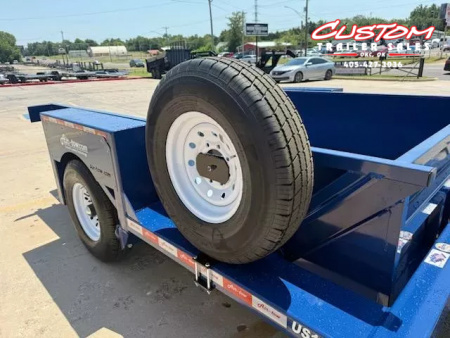 New #004198 2025 Air Tow US12-55 12 X 75 DROP DECK TRAILER