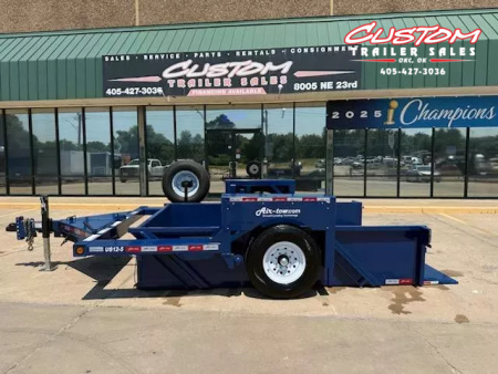 New #004198 2025 Air Tow US12-55 12 X 75 DROP DECK TRAILER