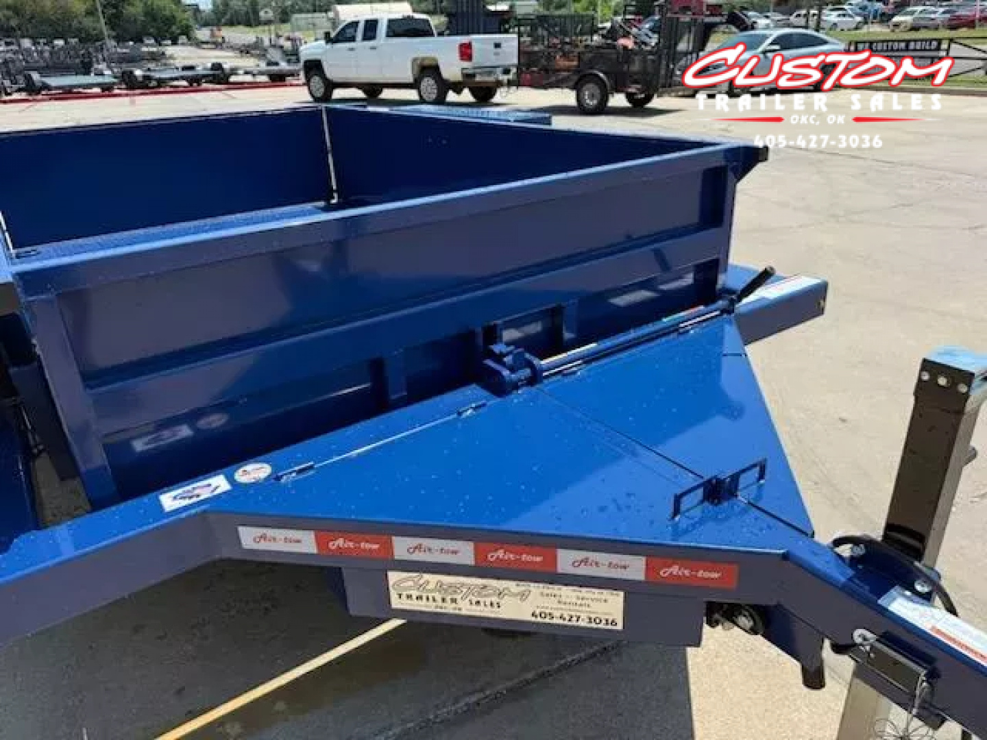 New #004199 2025 Air Tow US12-55 12 X 75 DROP DECK TRAILER