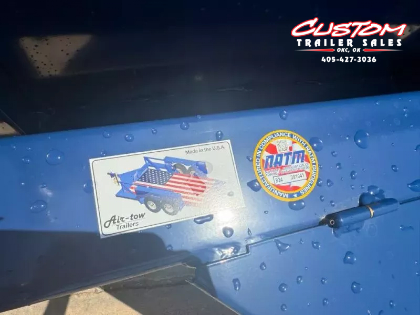 New #004199 2025 Air Tow US12-55 12 X 75 DROP DECK TRAILER