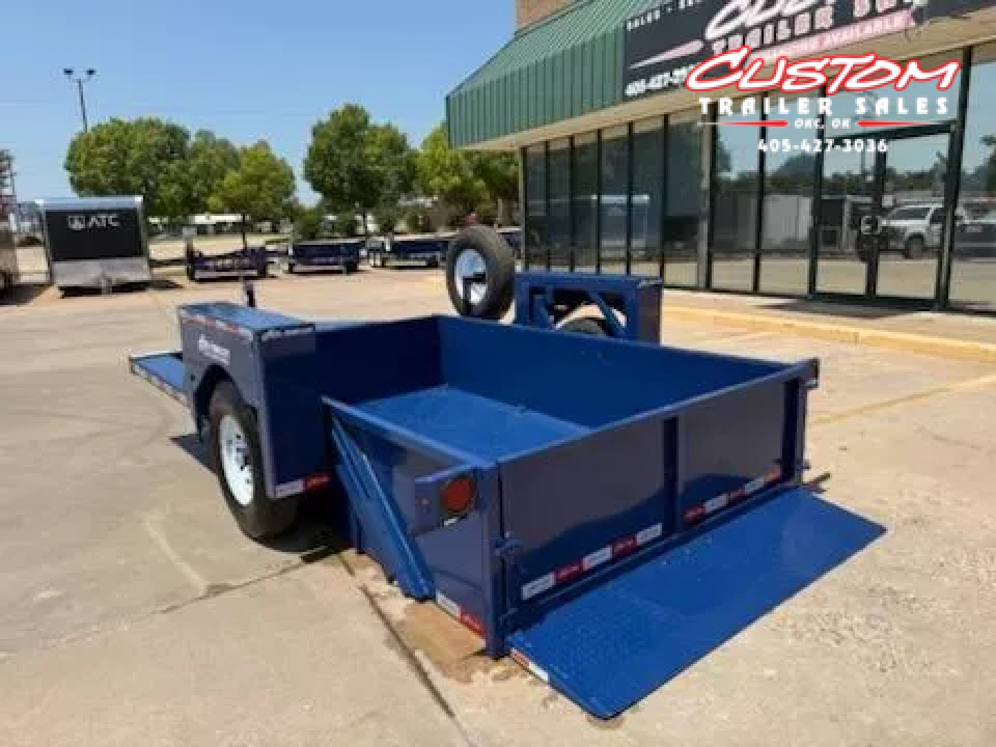 New #004199 2025 Air Tow US12-55 12 X 75 DROP DECK TRAILER