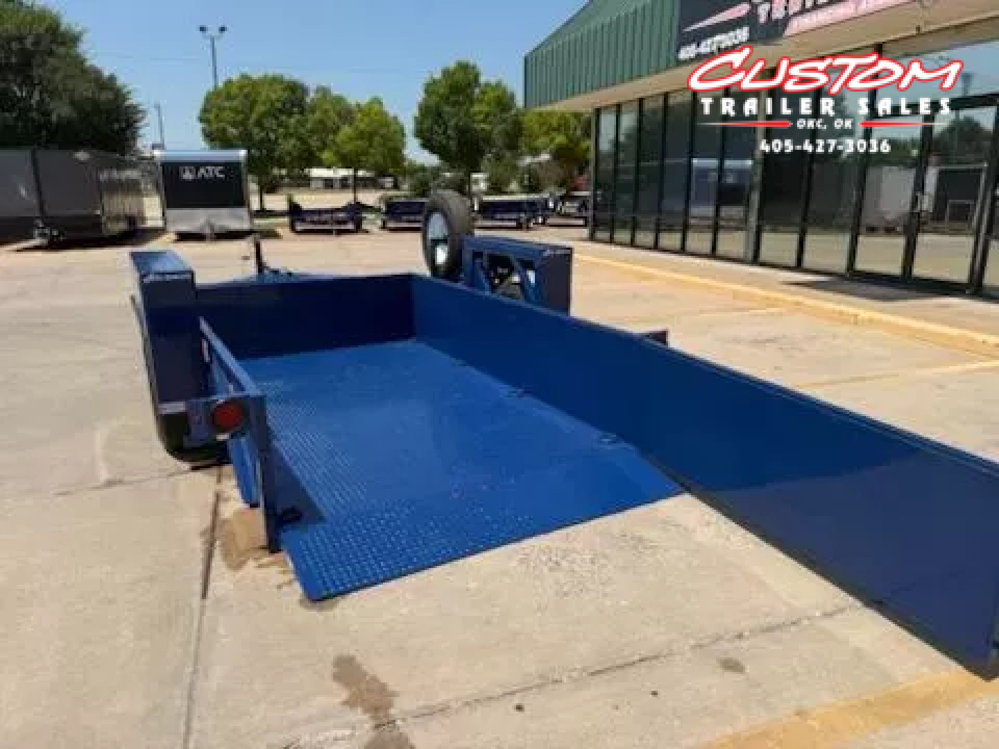 New #004199 2025 Air Tow US12-55 12 X 75 DROP DECK TRAILER