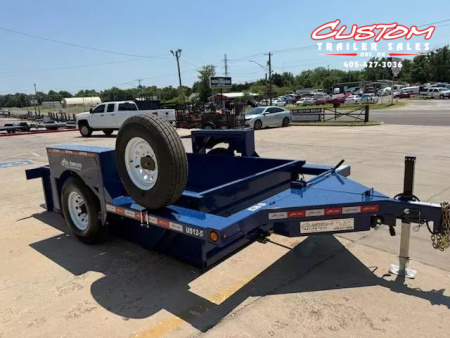 New #004199 2025 Air Tow US12-55 12 X 75 DROP DECK TRAILER