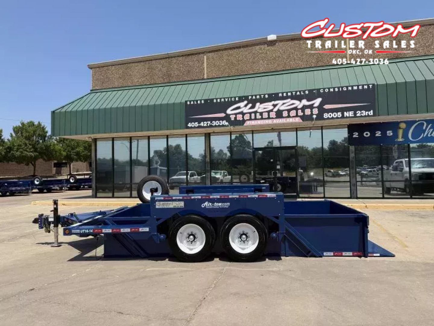 New #004565 2026 Air Tow UT16-14 16 X 75 DROP DECK TRAILER