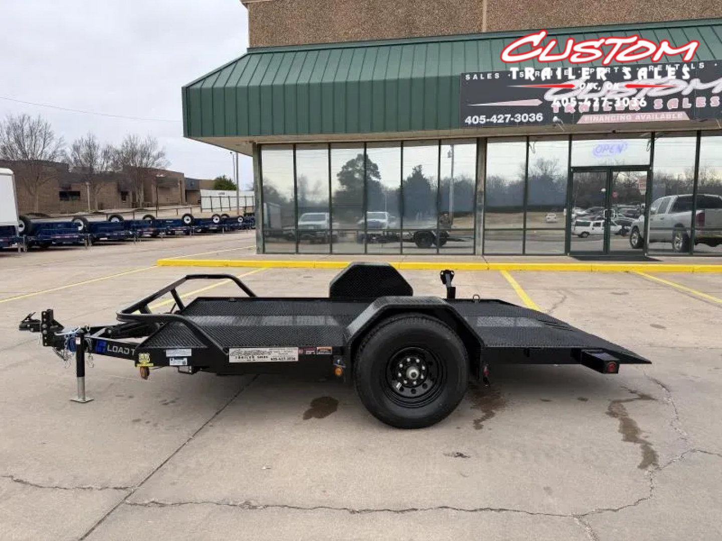 New #004567 2026 LOAD TRAIL SH 12 X 77 SINGLE AXLE 7K SCISSOR HAULER TILT TRAILER