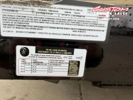 New #004567 2026 LOAD TRAIL SH 12 X 77 SINGLE AXLE 7K SCISSOR HAULER TILT TRAILER