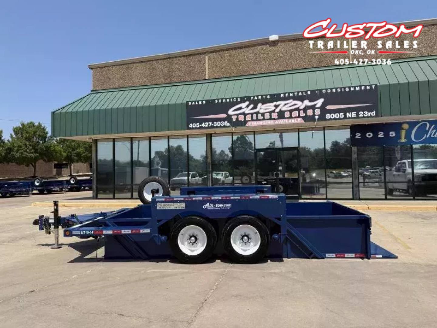 New #004571 2026 Air Tow UT16-14 16 X 75 DROP DECK TRAILER