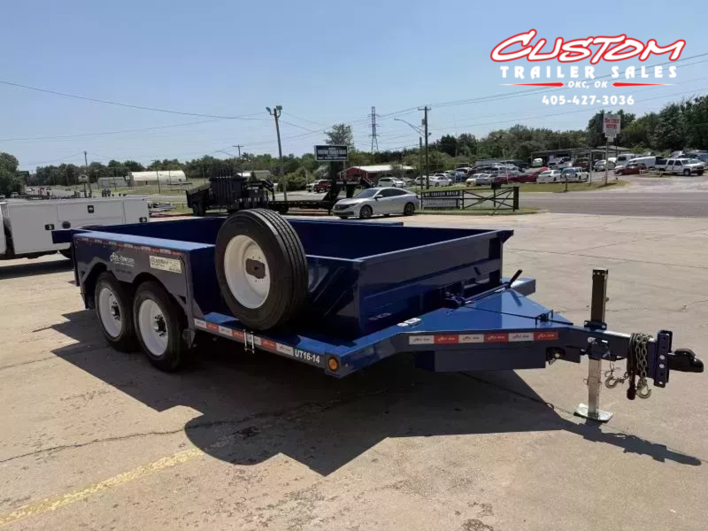 New #004572 2026 Air Tow UT16-14 16 X 75 DROP DECK TRAILER